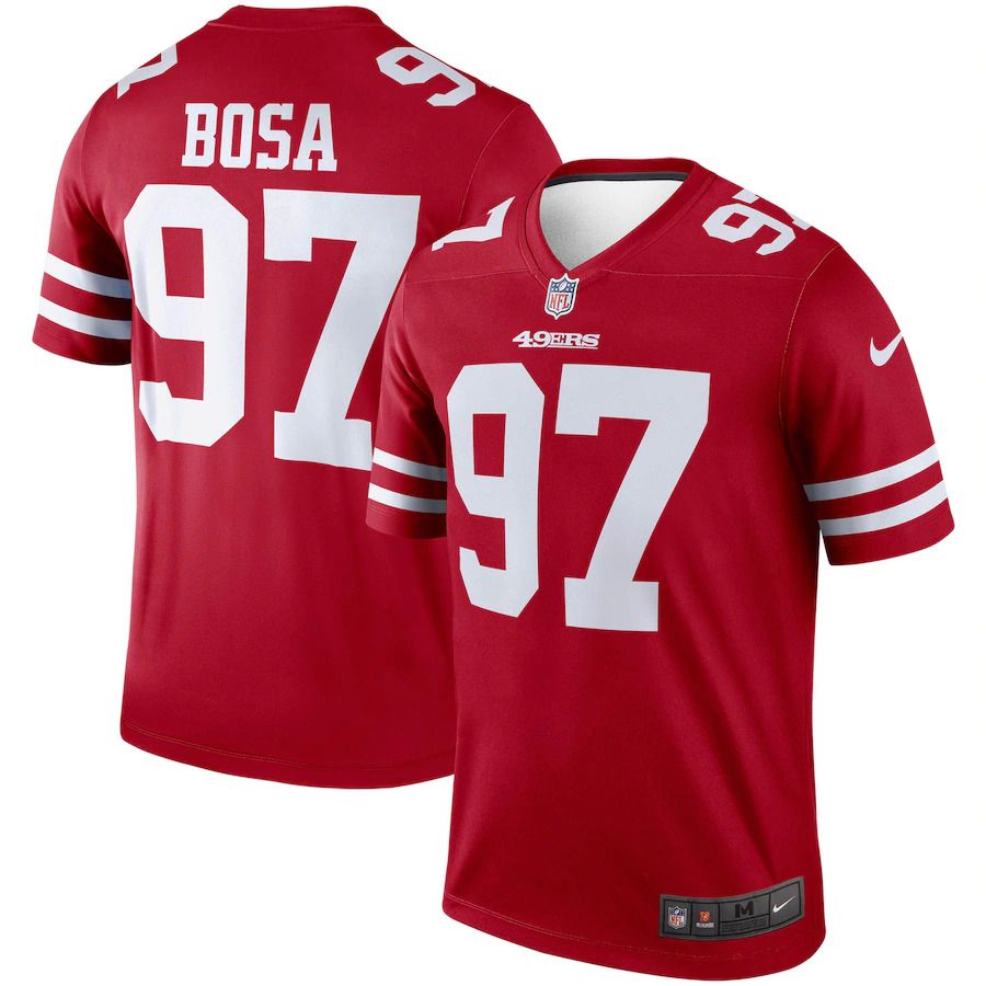 Men San Francisco 49ers #97 Nick Bosa Nike Scarlet Legend NFL Jersey->san francisco 49ers->NFL Jersey